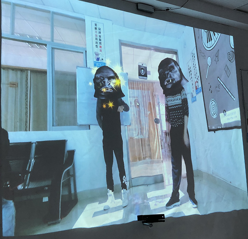 體感游戲互動投影