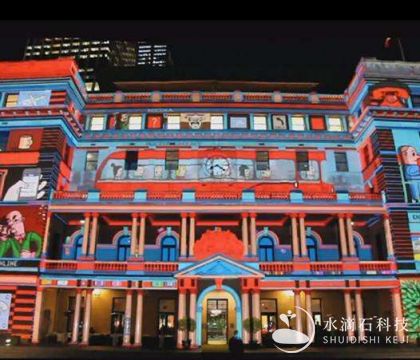 建筑大樓創(chuàng)意投影