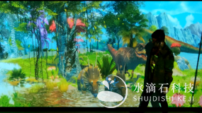 墻面投影繪畫(huà)--恐龍世界